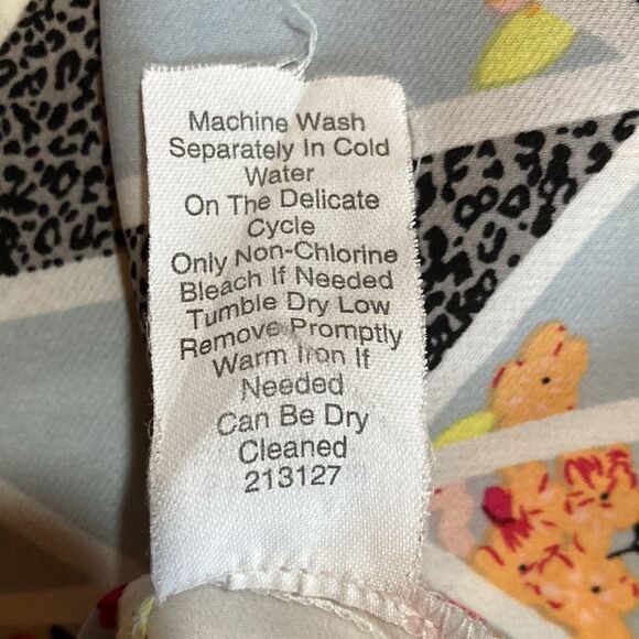 CAbi Sleeveless Floral Top With Black Trim - Picture 9 of 9